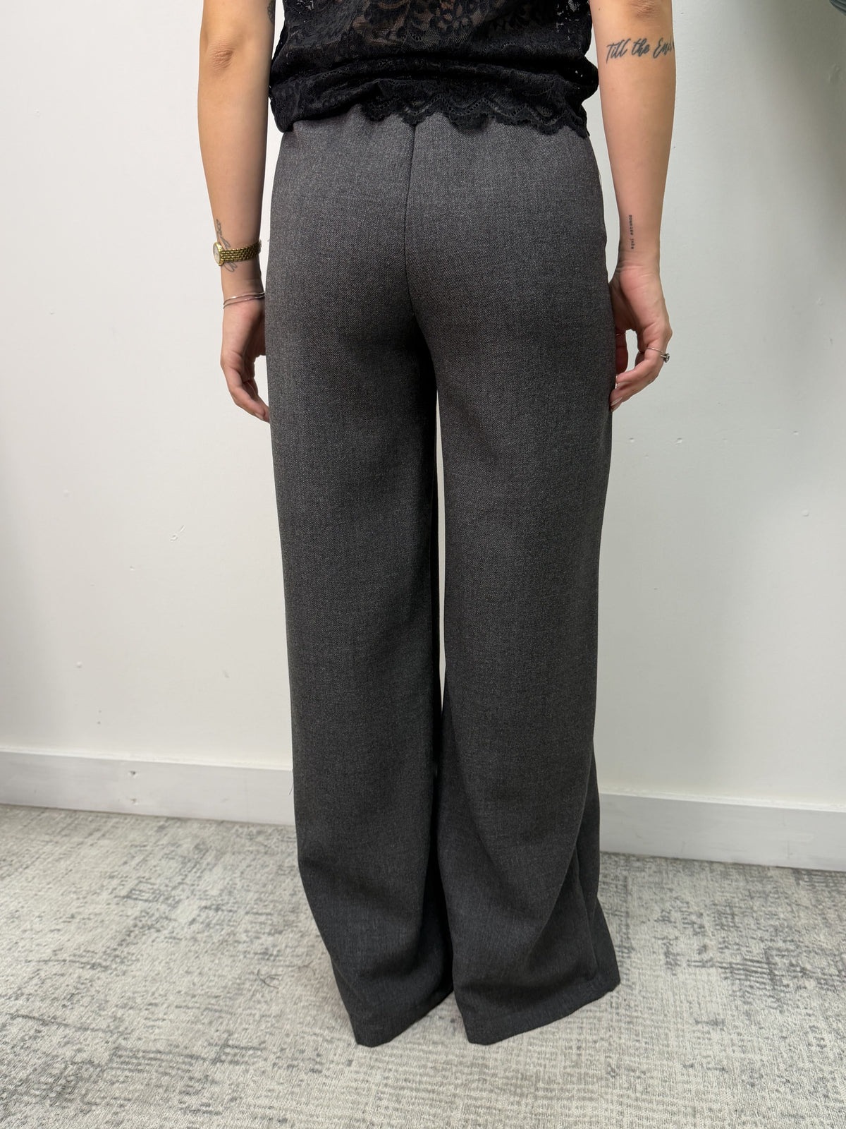 Pantalone gamba dritta mano lana MyD
