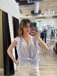 Camicia smanicata con rouches Susy Mix