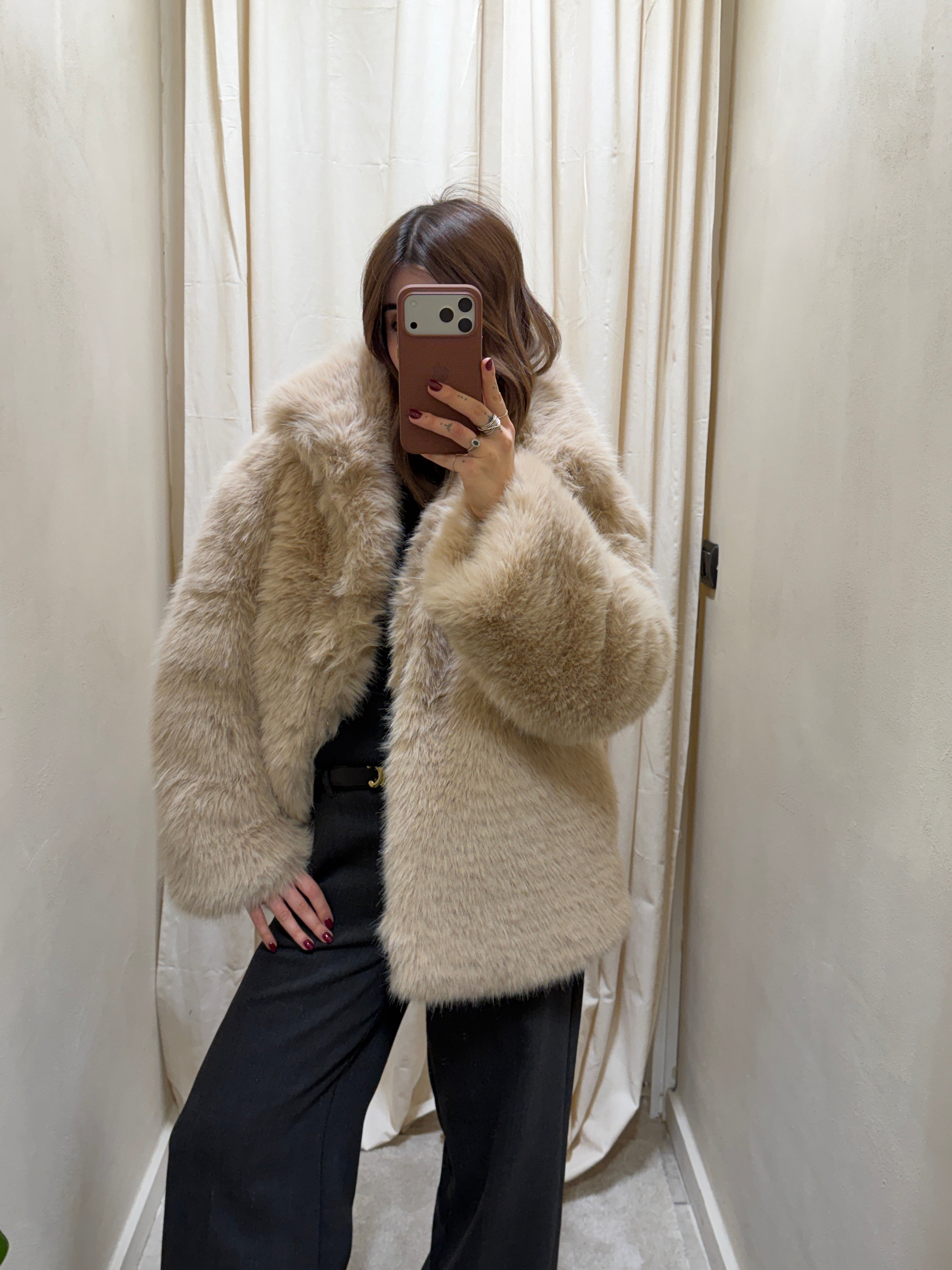 Eco-pelliccia over collo anello HaveOne