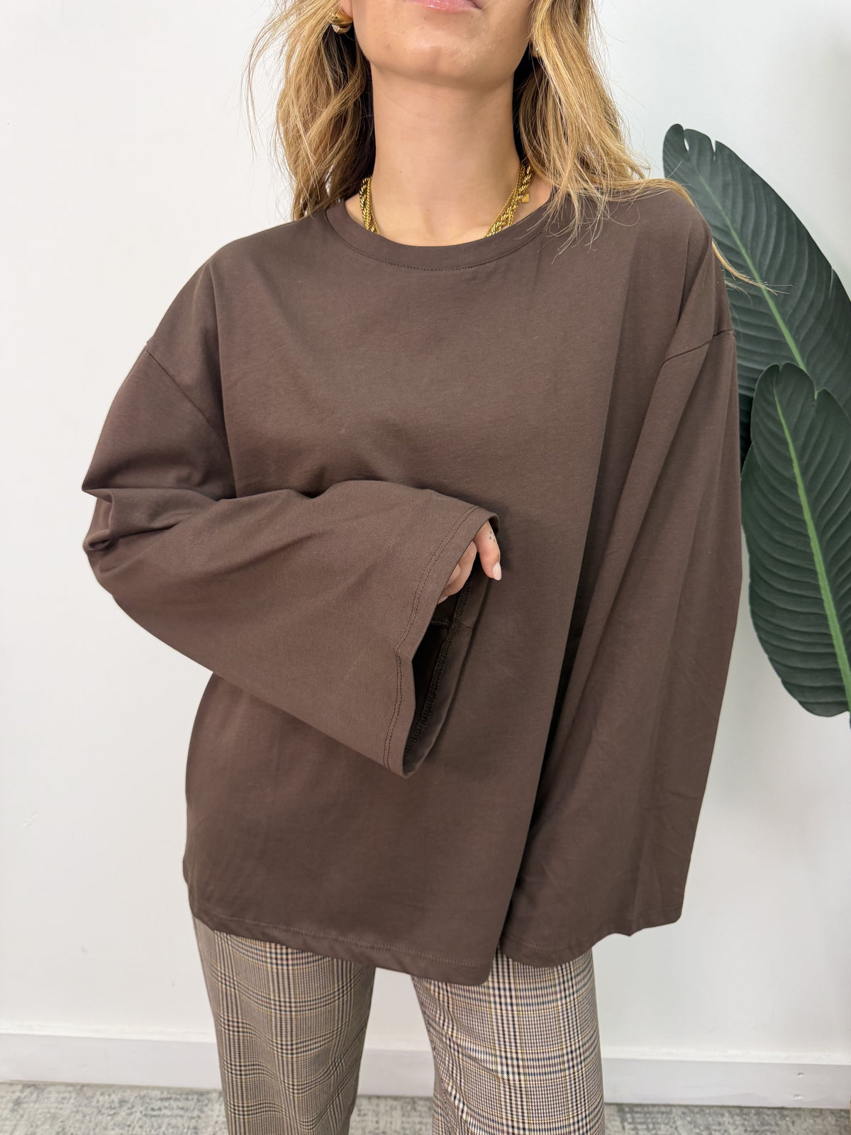 T-shirt manica a campana Vicolo