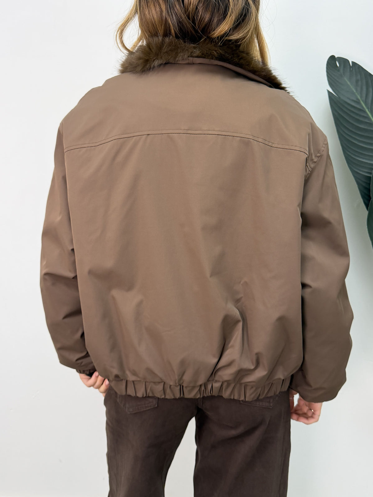 Parka con ecopelliccia reversibile MyD