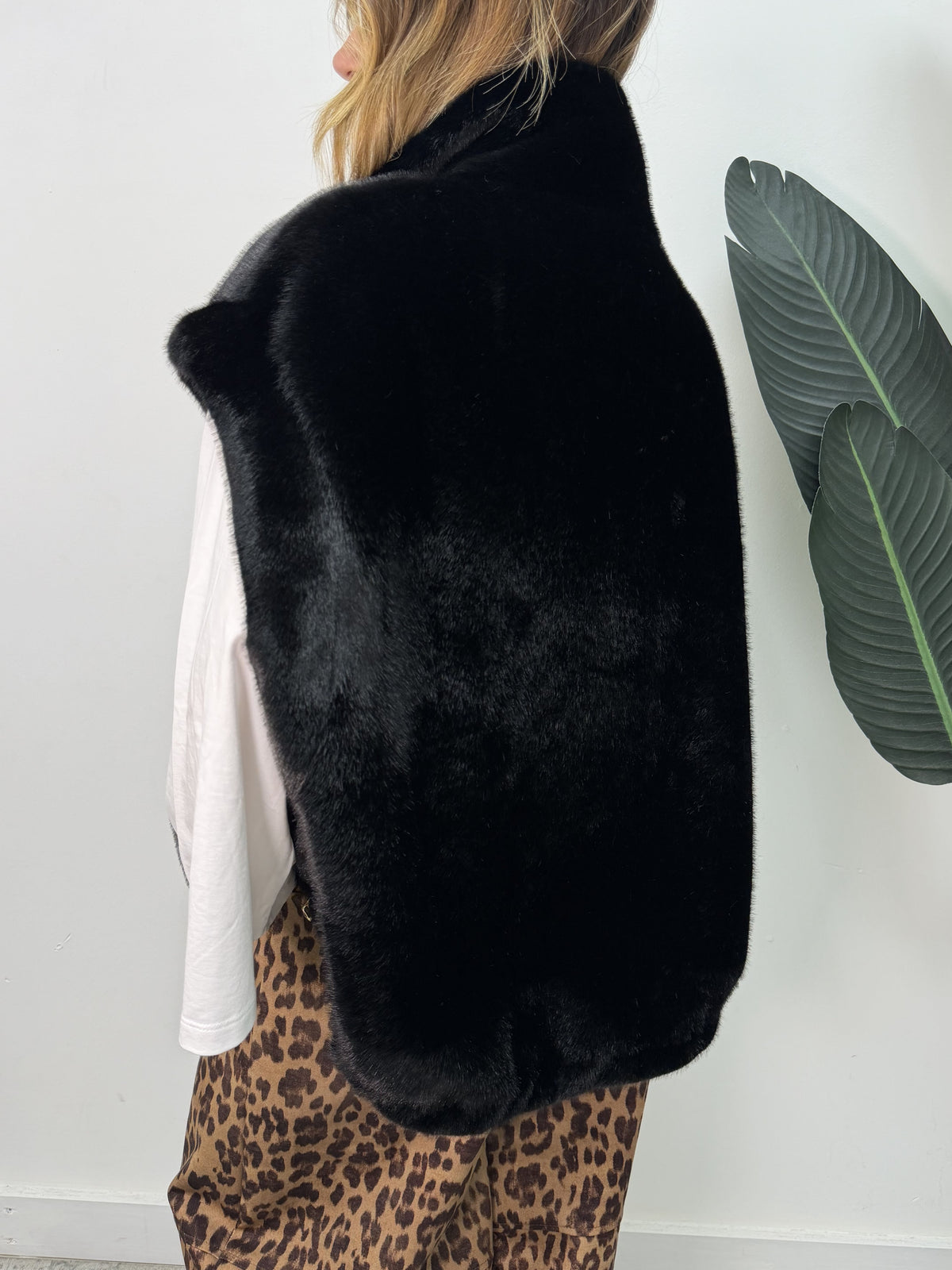 Gilet over in ecopelliccia MyD