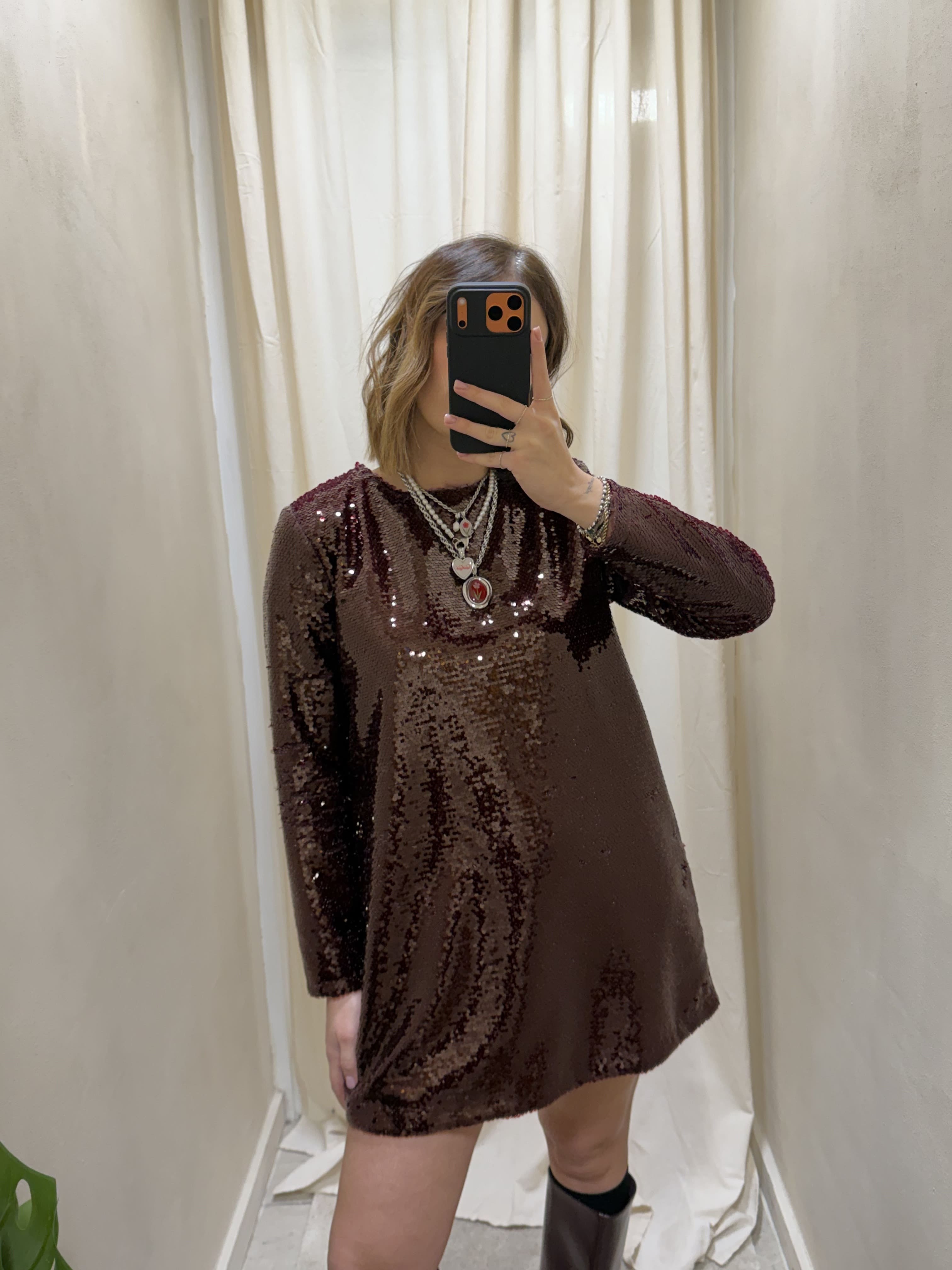 Abito corto paillettes Tensione In