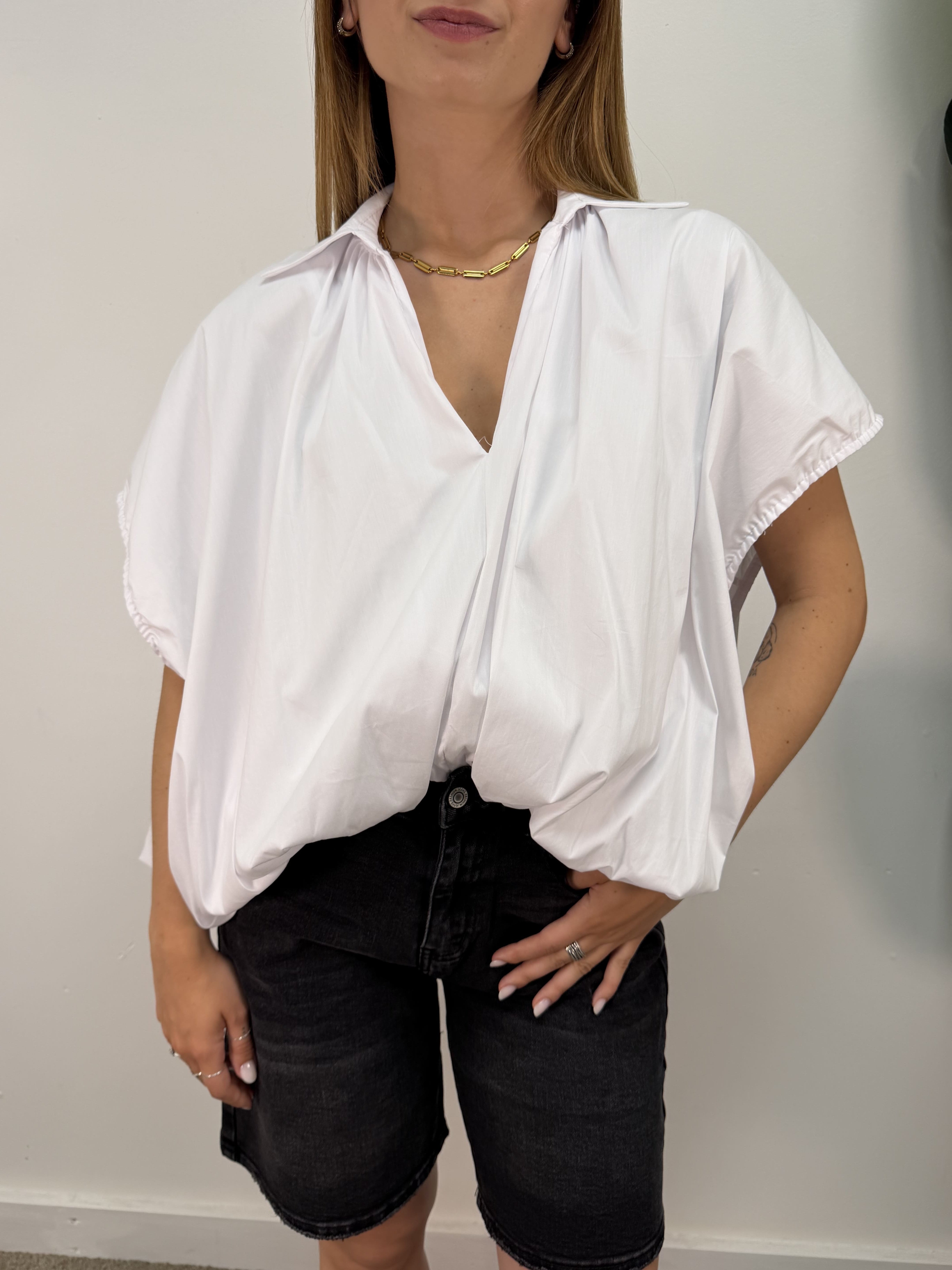Blusa smanicata a palloncino MyD