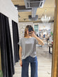 T-shirt in viscosa rigata MyD