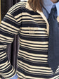 Maglia polo a righe con ricamo Tensione IN