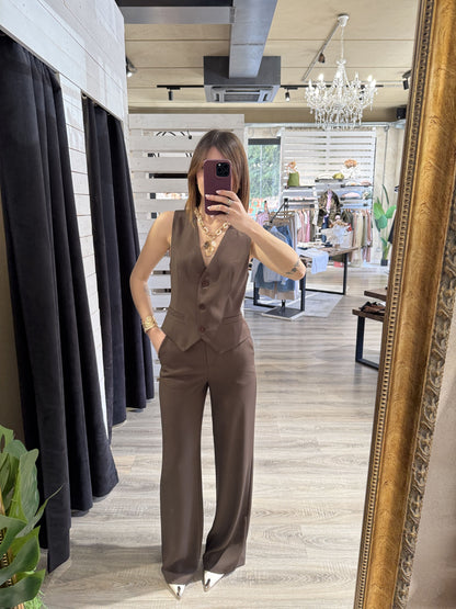 Completo gilet+pantalone gamba dritta Dixie
