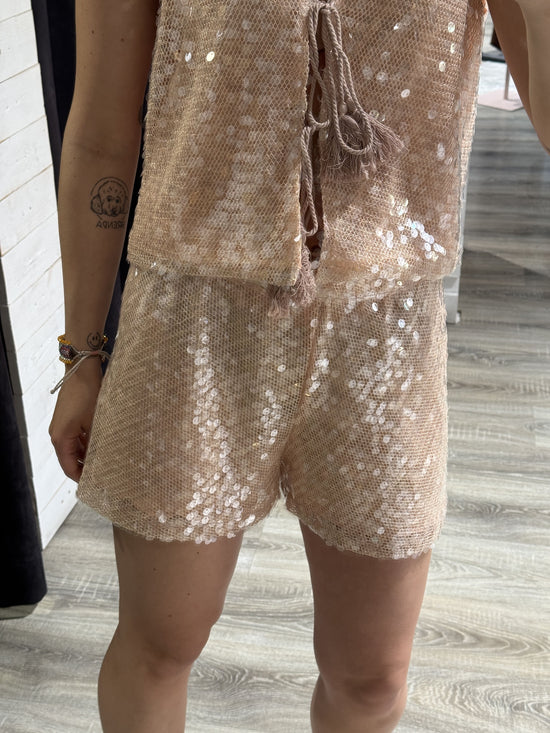 Bermuda con paillettes Dixie