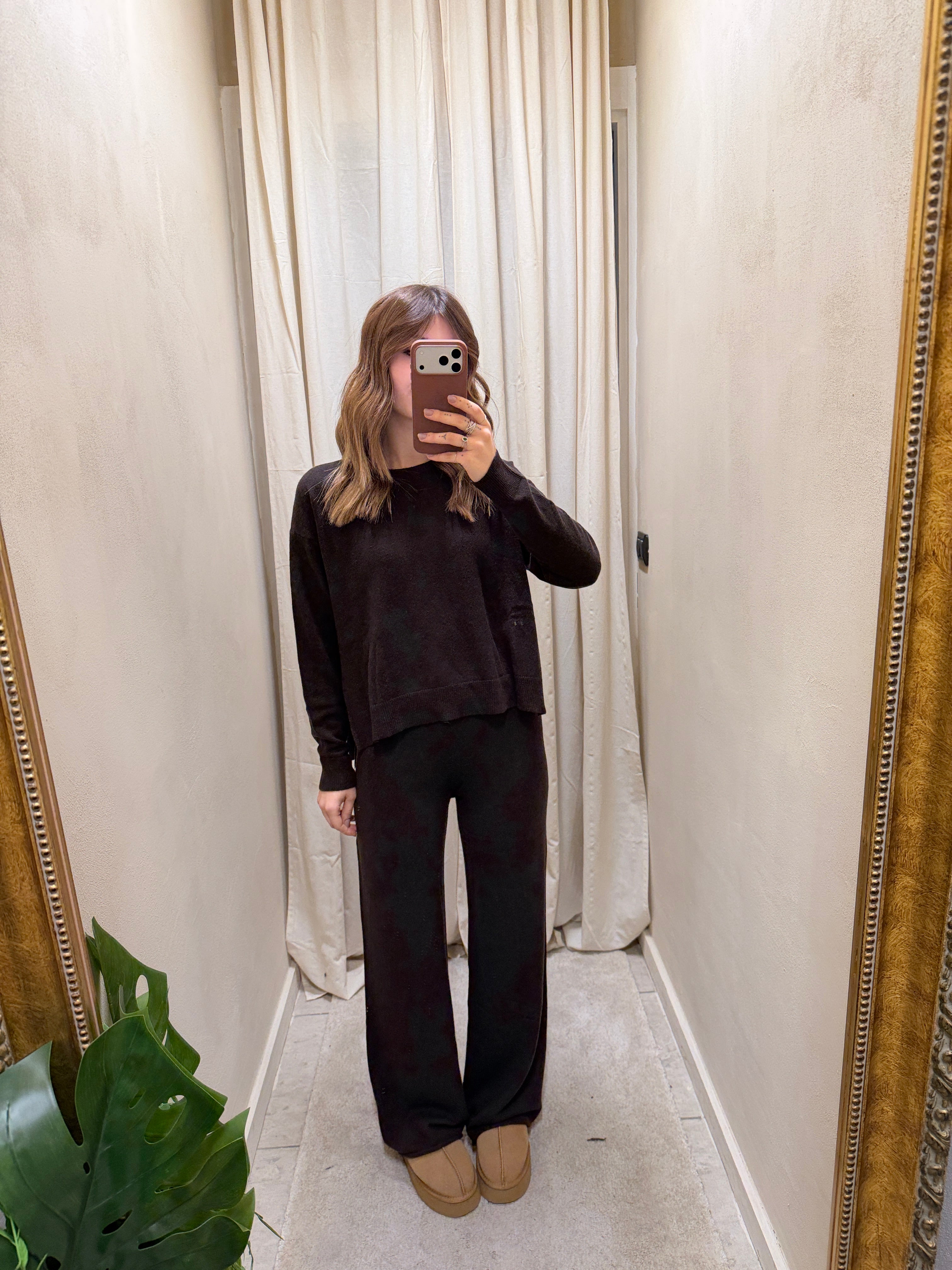 Coord-set  in maglia in misto cashmere Susy Mix