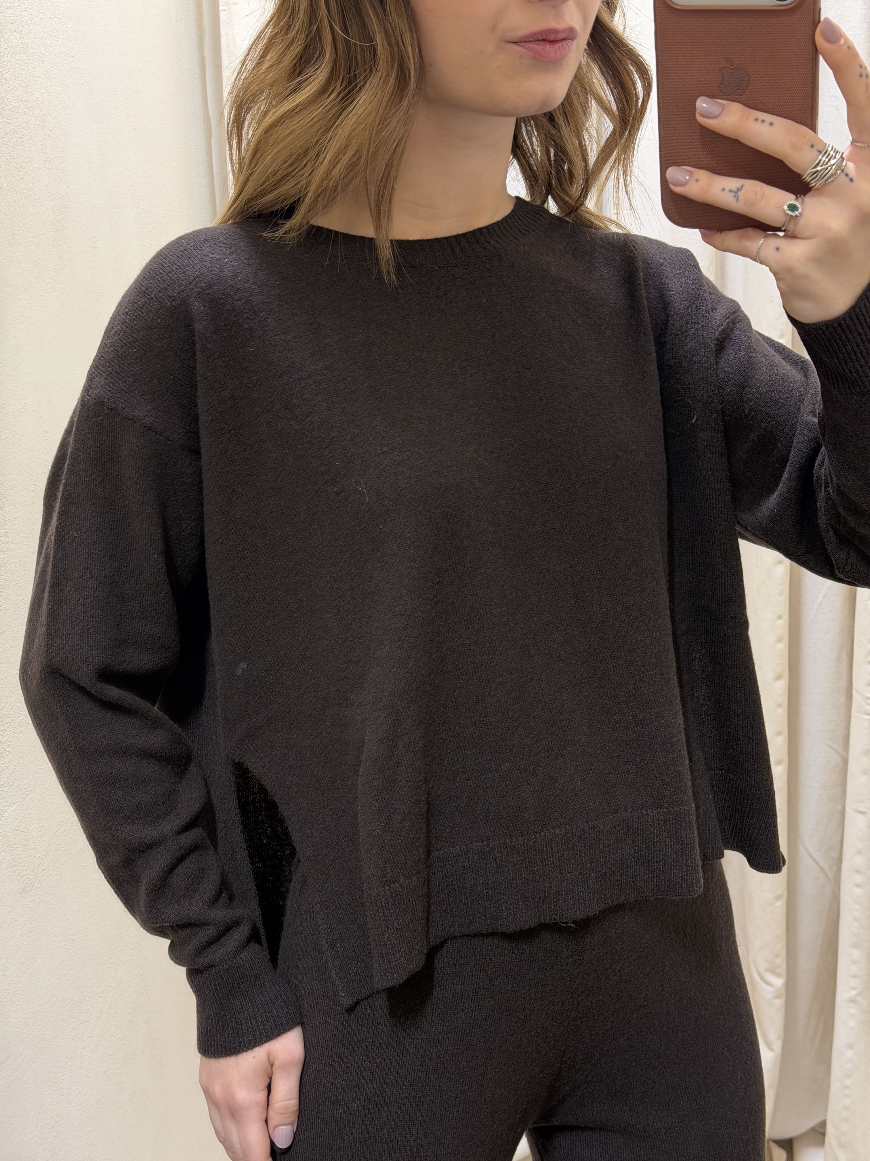 Coord-set  in maglia in misto cashmere Susy Mix