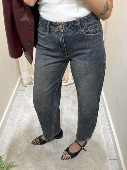 Jeans balloon fit tea wash Myd