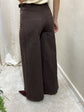 Pantalone gamba ampia in cotone Tensione In