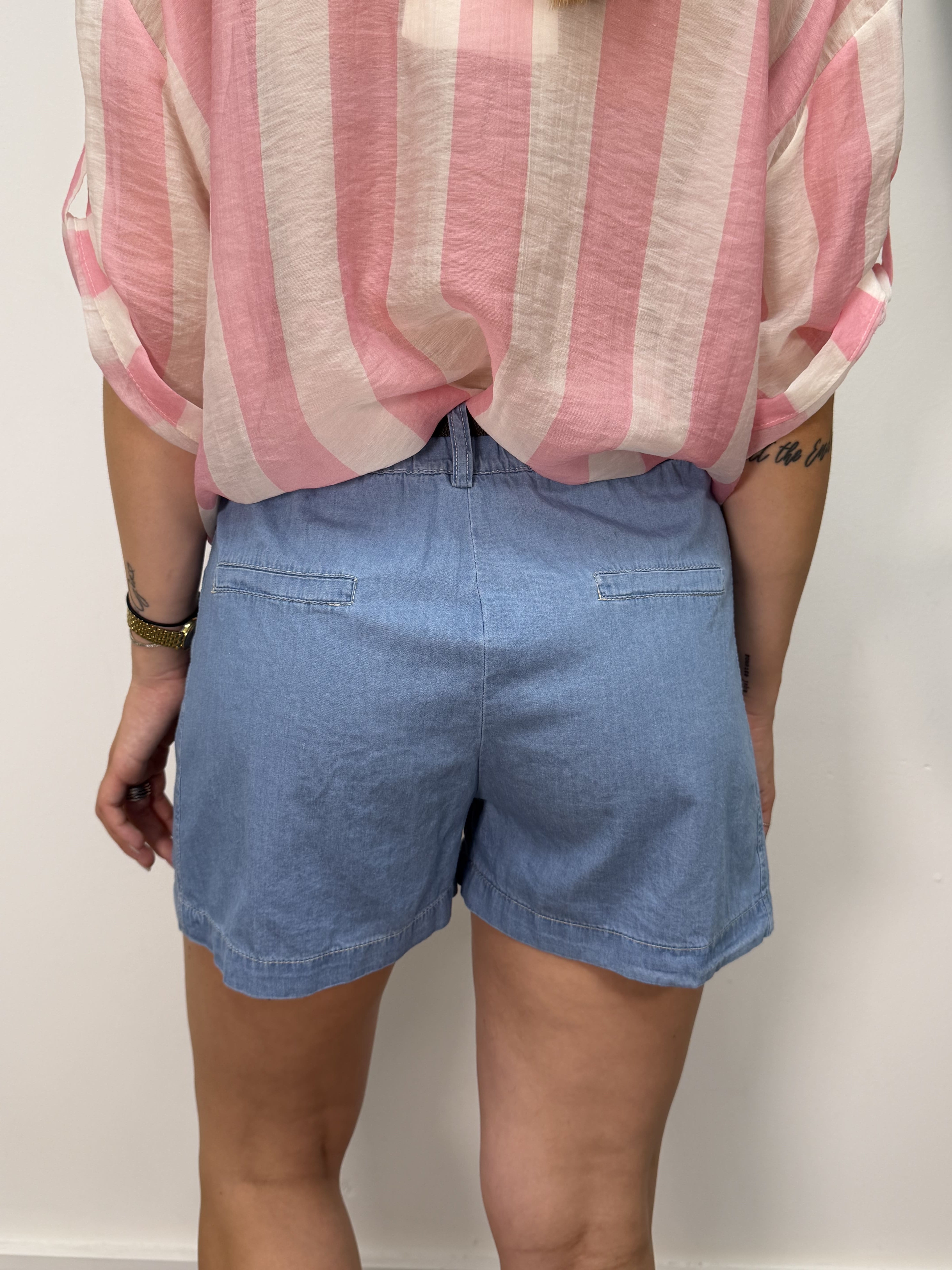 Short "Stellina" denim chambray Susy Mix