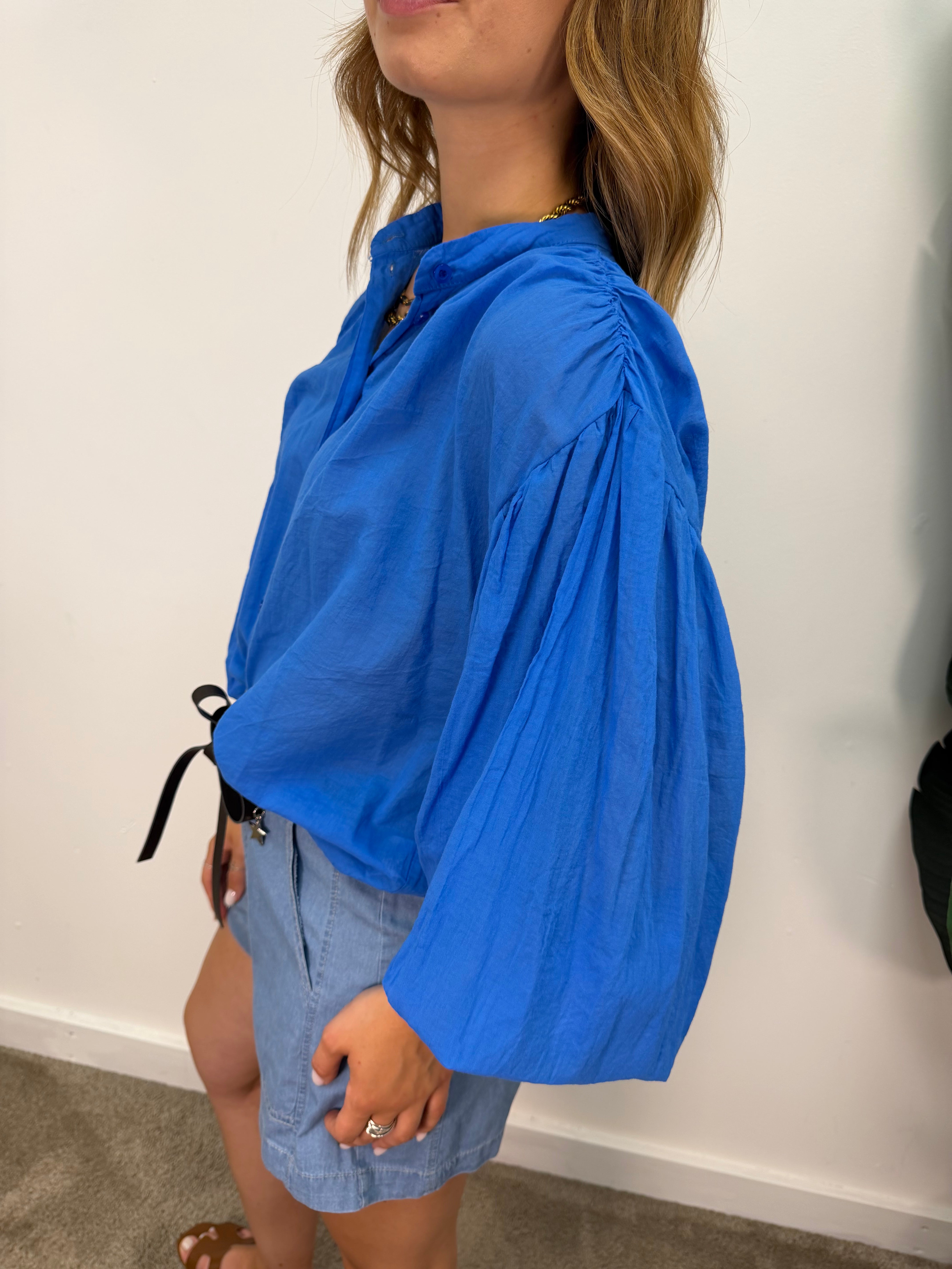 Camicia in mussola di cotone Tensione In