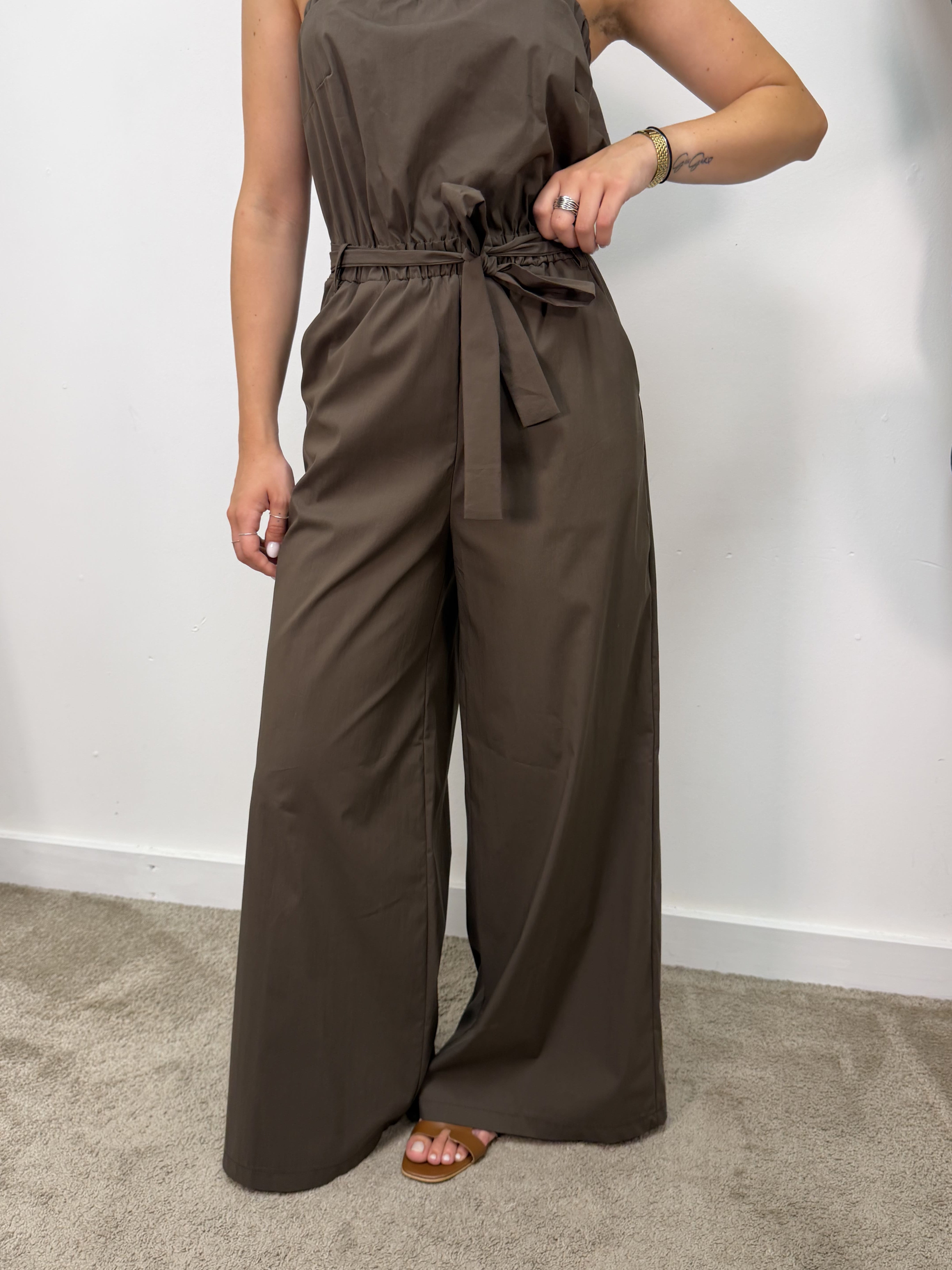 Tuta a fascia pantalone palazzo Please
