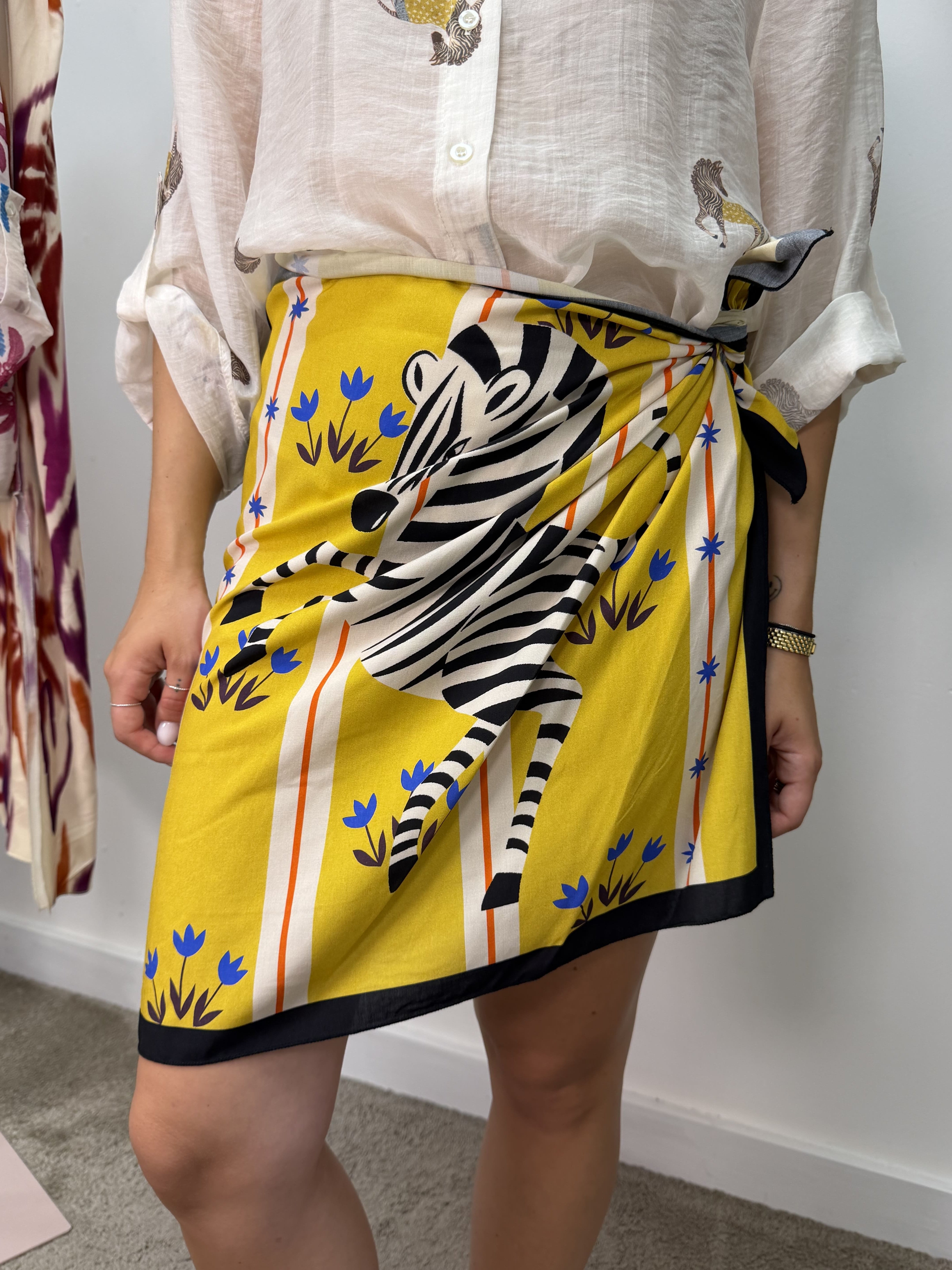 Gonna pareo stampa "zebra" HaveOne THE ISLAND