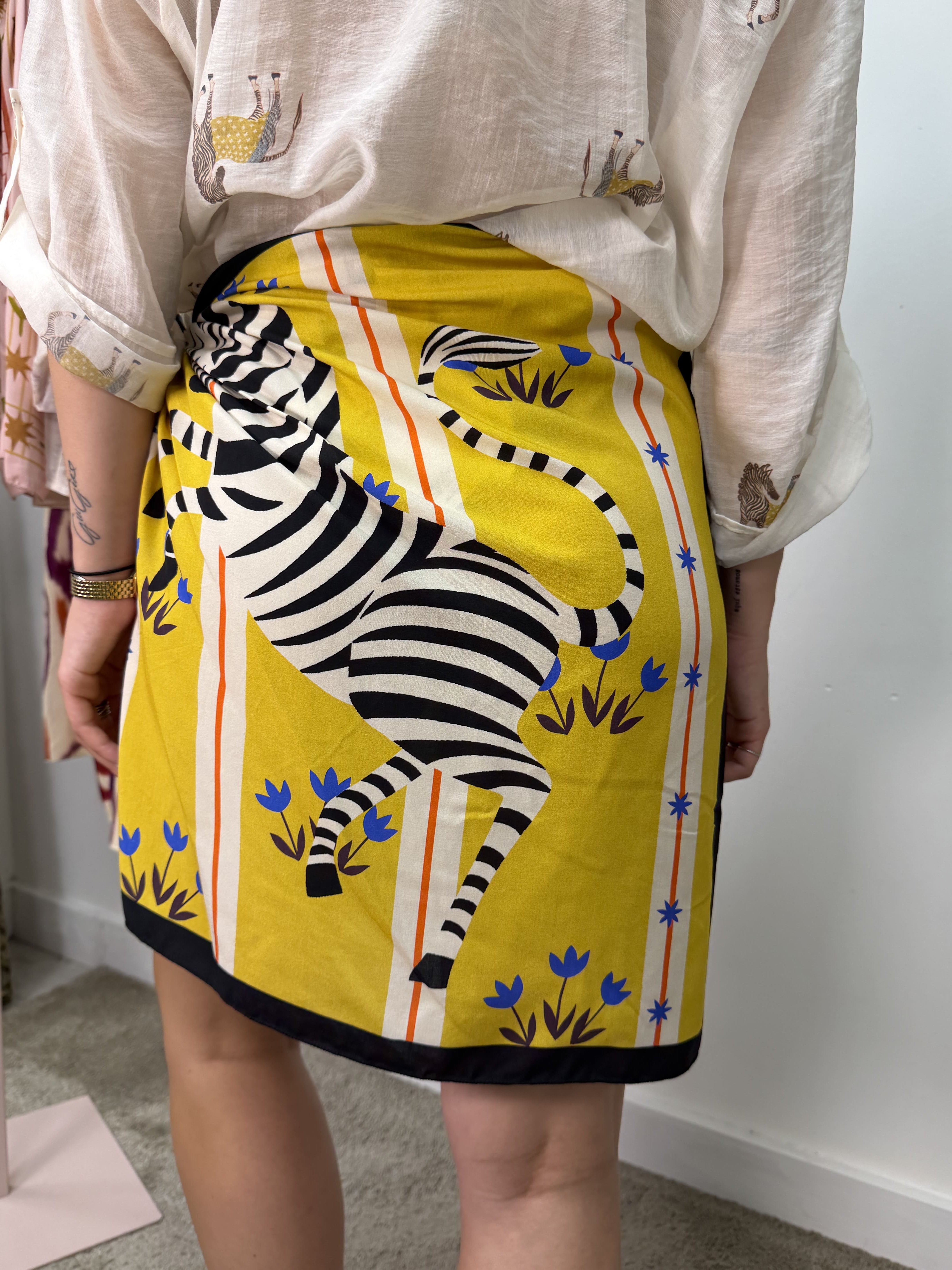 Gonna pareo stampa "zebra" HaveOne THE ISLAND