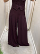 Pantalone gamba ampia doppia pinces Imperial