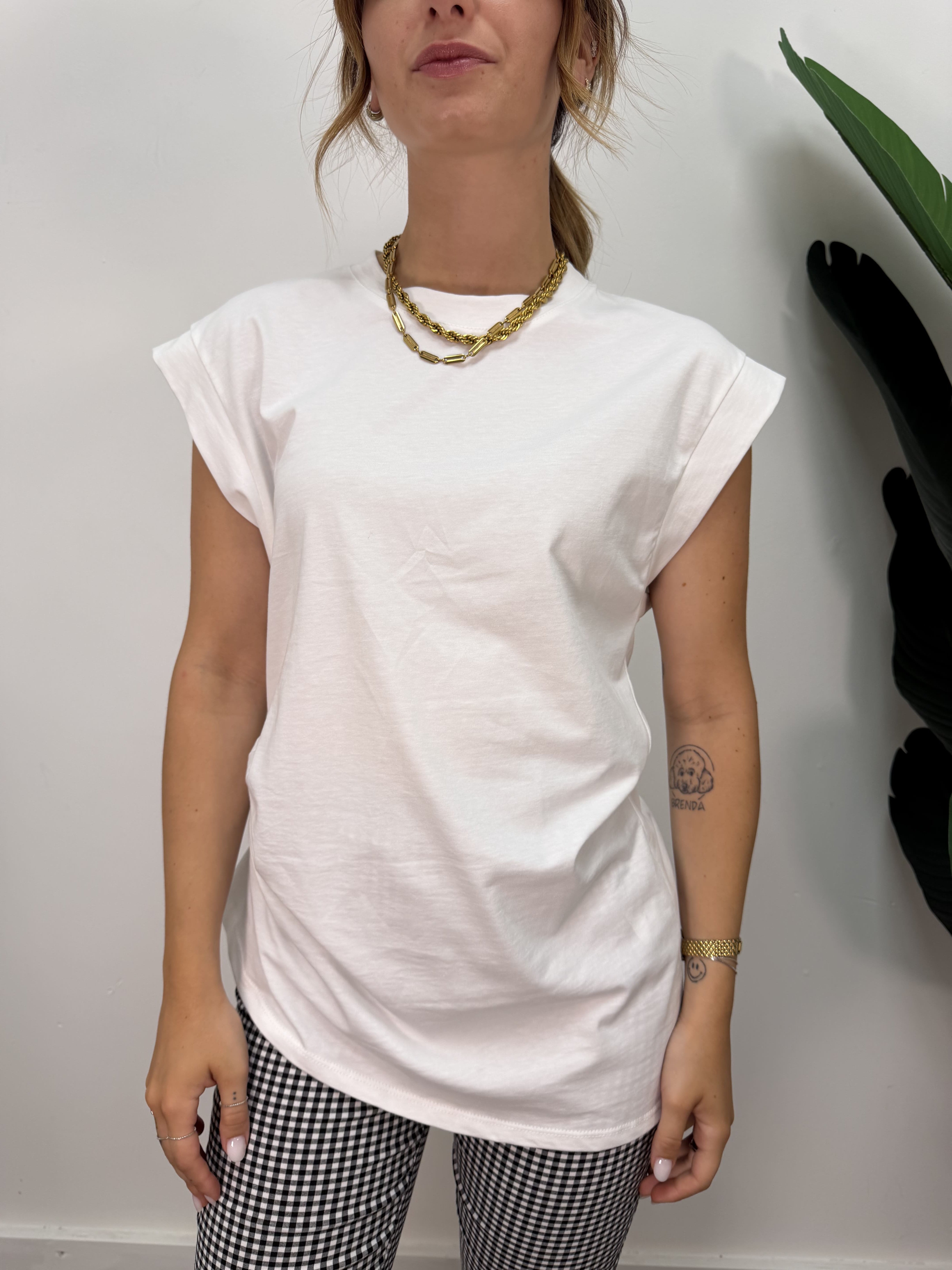 T-shirt trasversale in cotone MyD