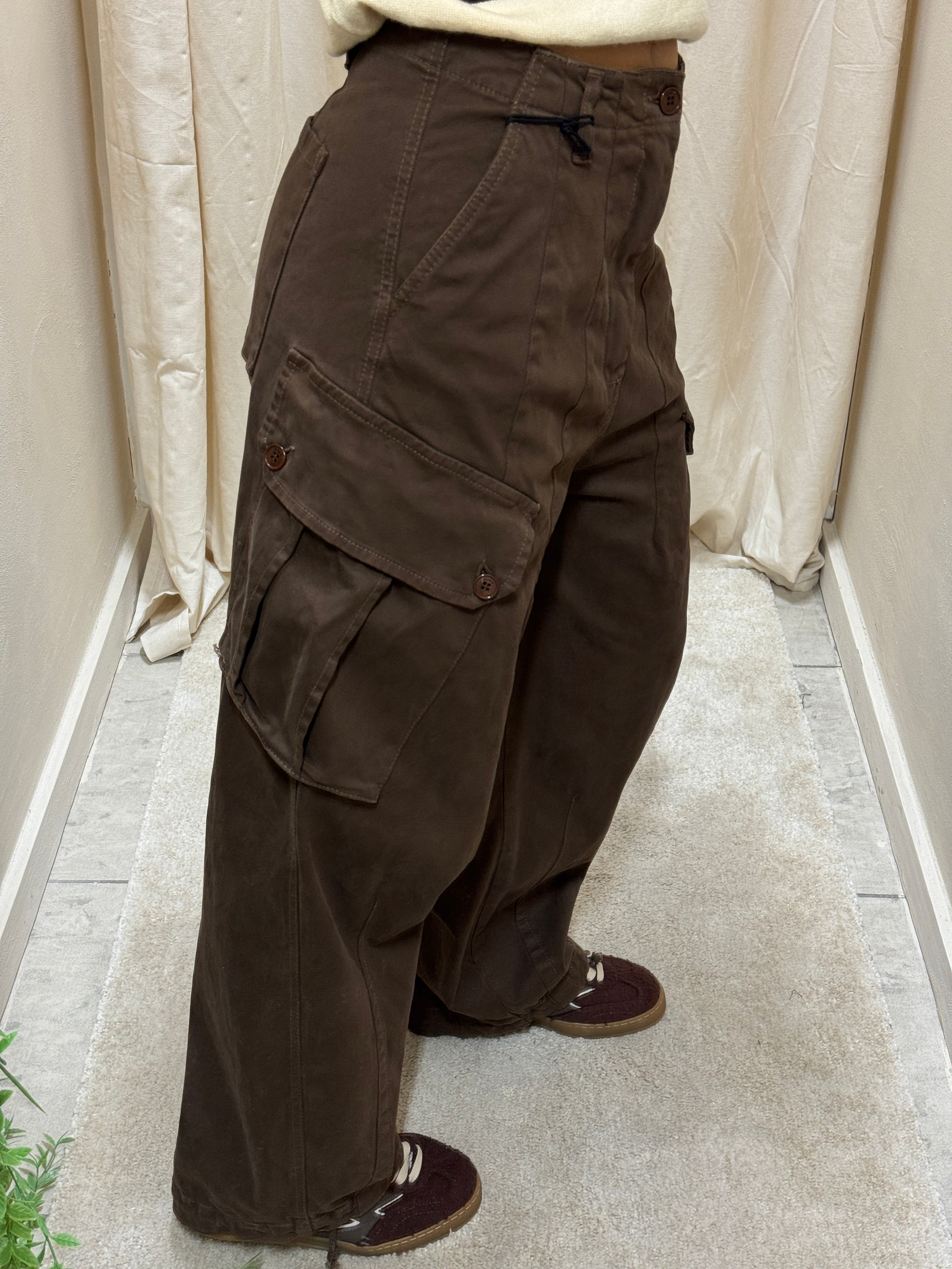 Pantalone cargo con coulisse Please