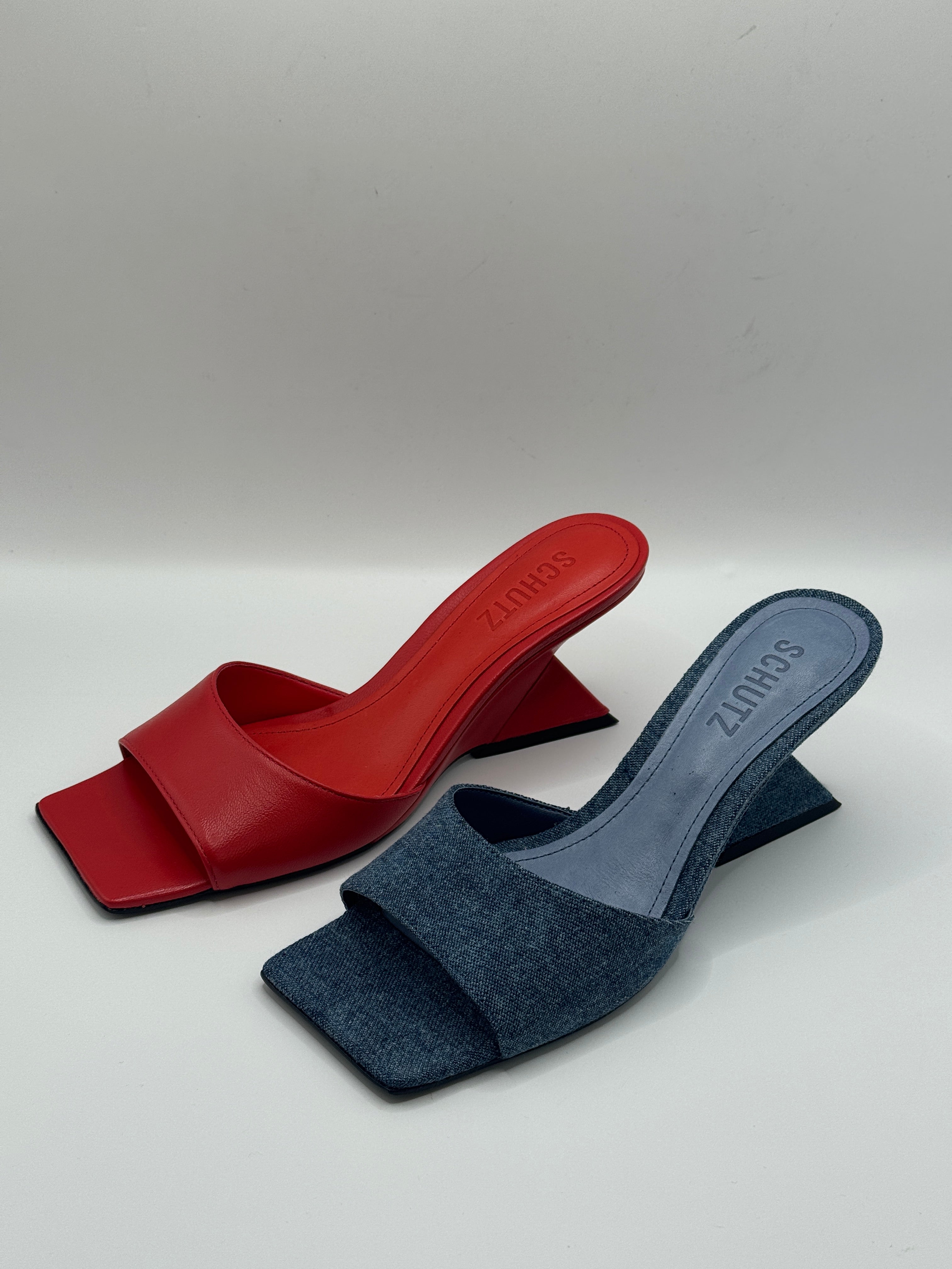 Mule tacco punta quadrata Schutz