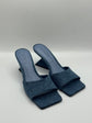 Mule con tacco in denim  Schutz