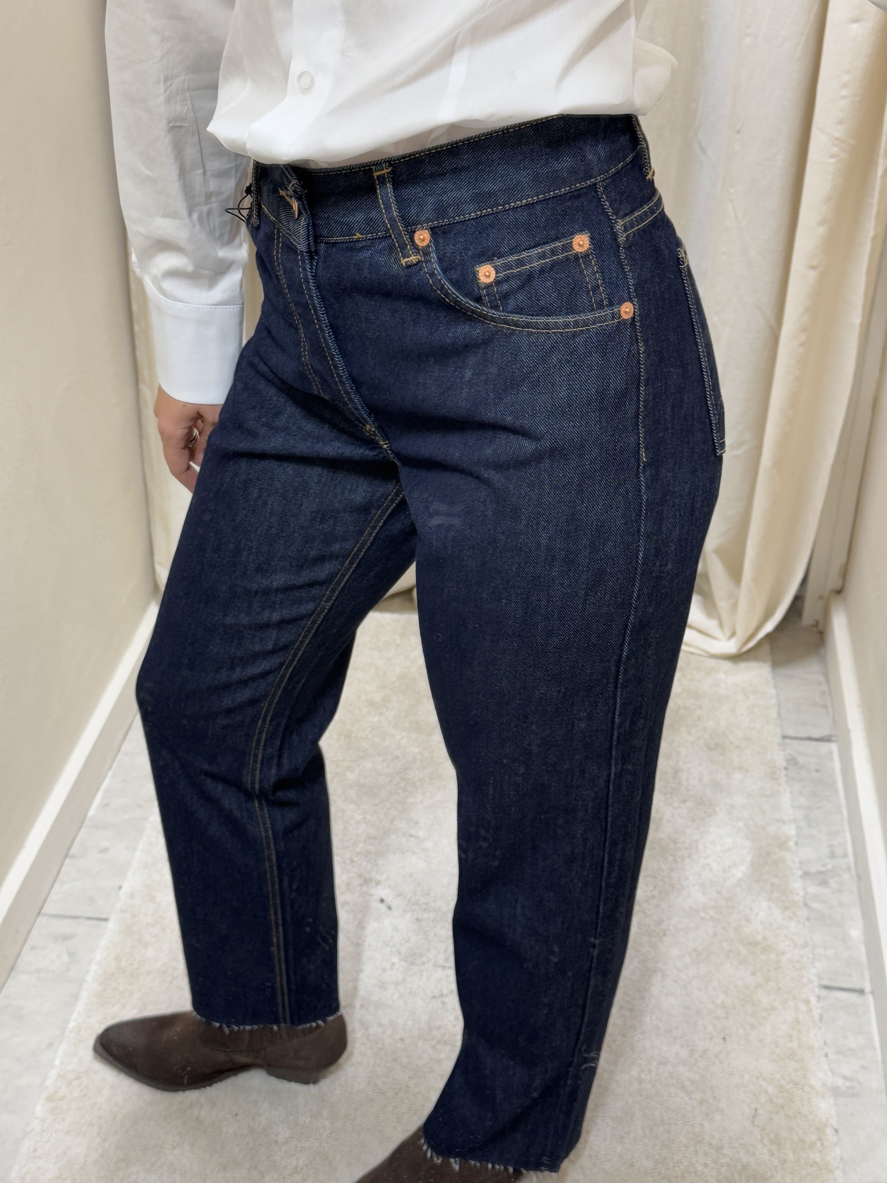 Jeans sigaretta 501 blu Tensione In