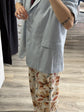 Giacca mezza manica monopetto con bandana Susy Mix