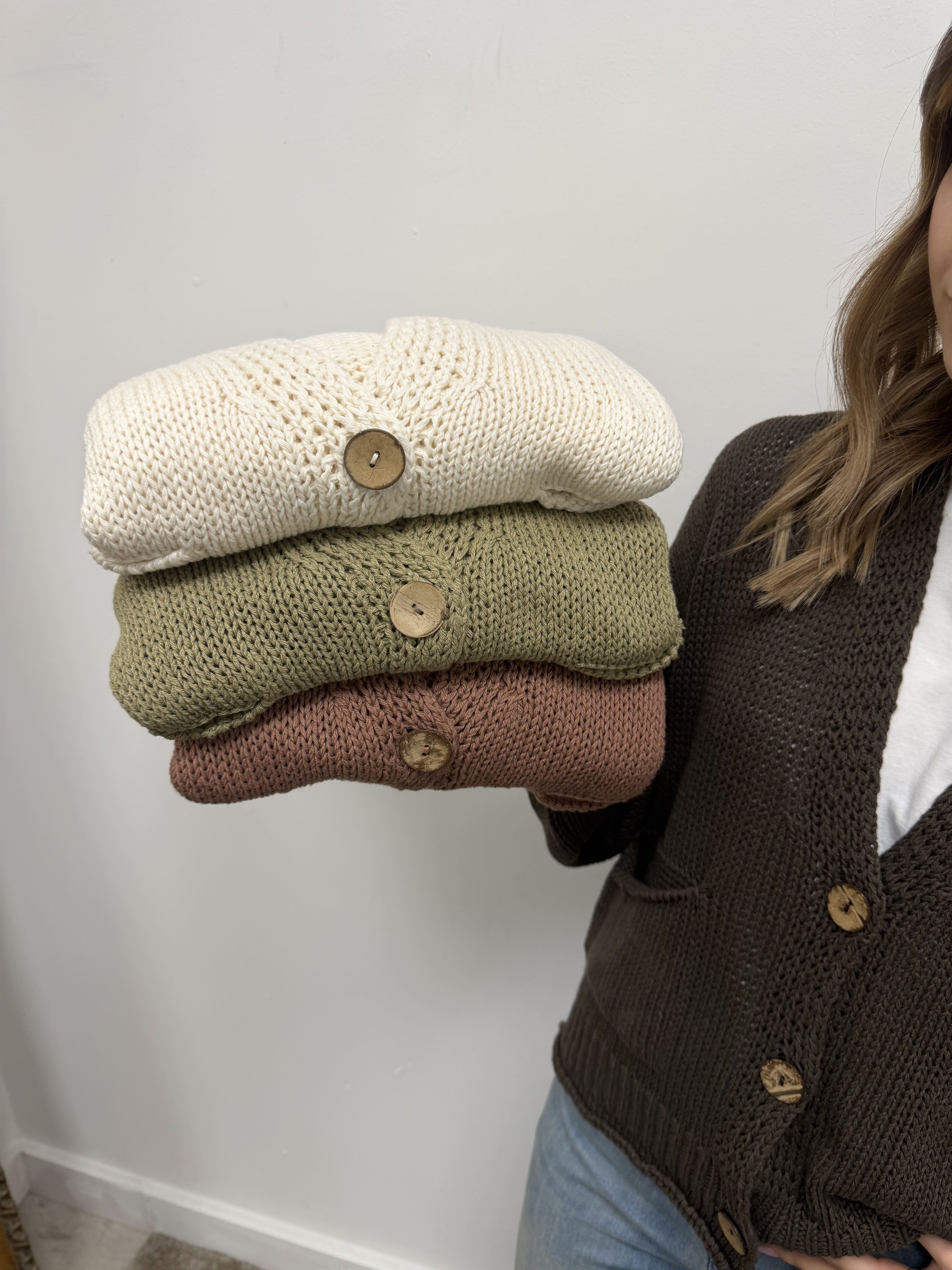 Cardigan bottoni e tasche HaveOne