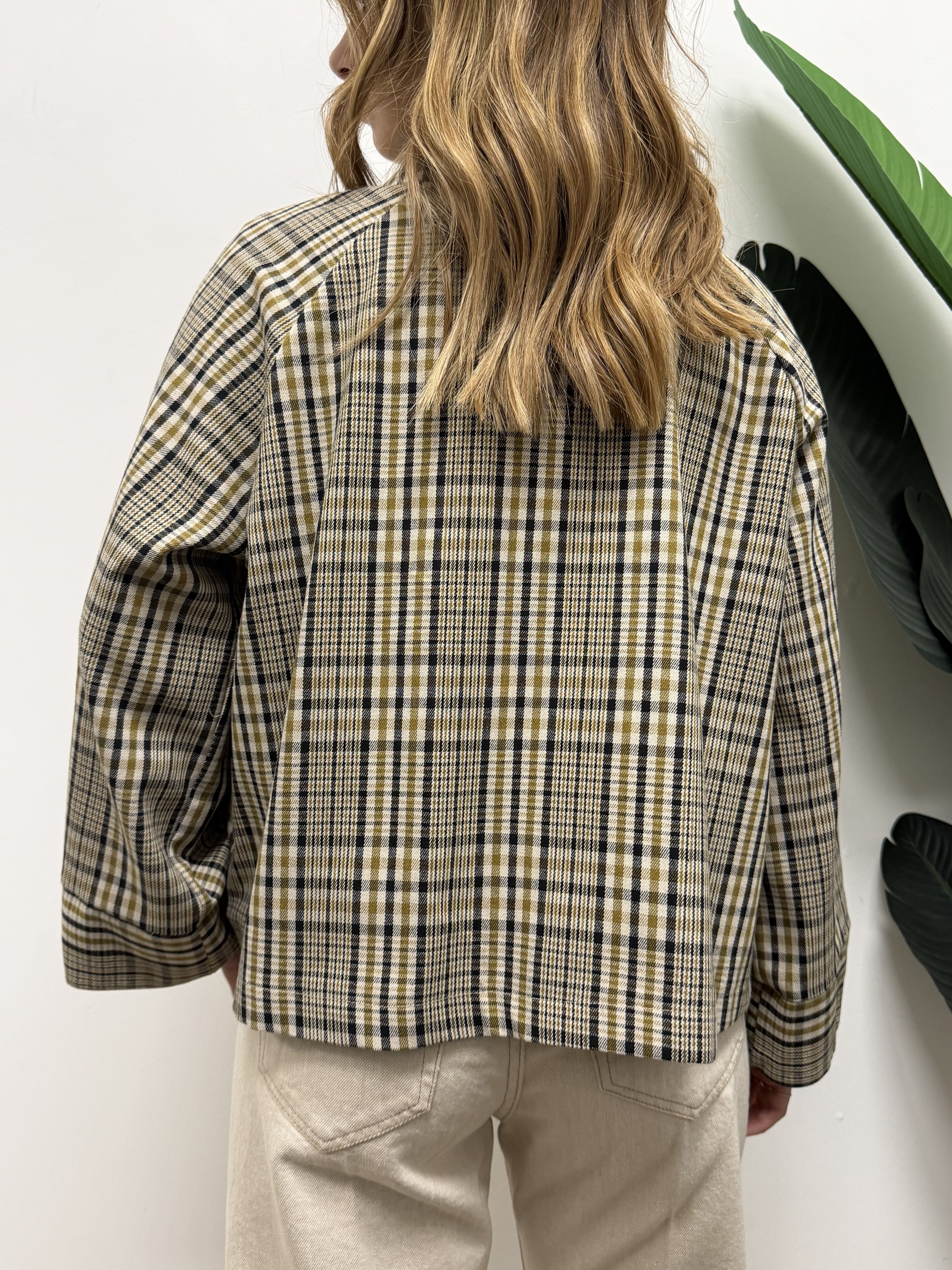 Field jacket micro quadretti Susy Mix