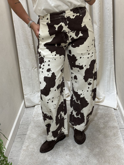 Pantalone mod. carrot muccato Susy Mix