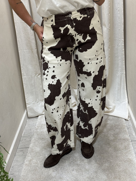 Pantalone mod. carrot muccato Susy Mix