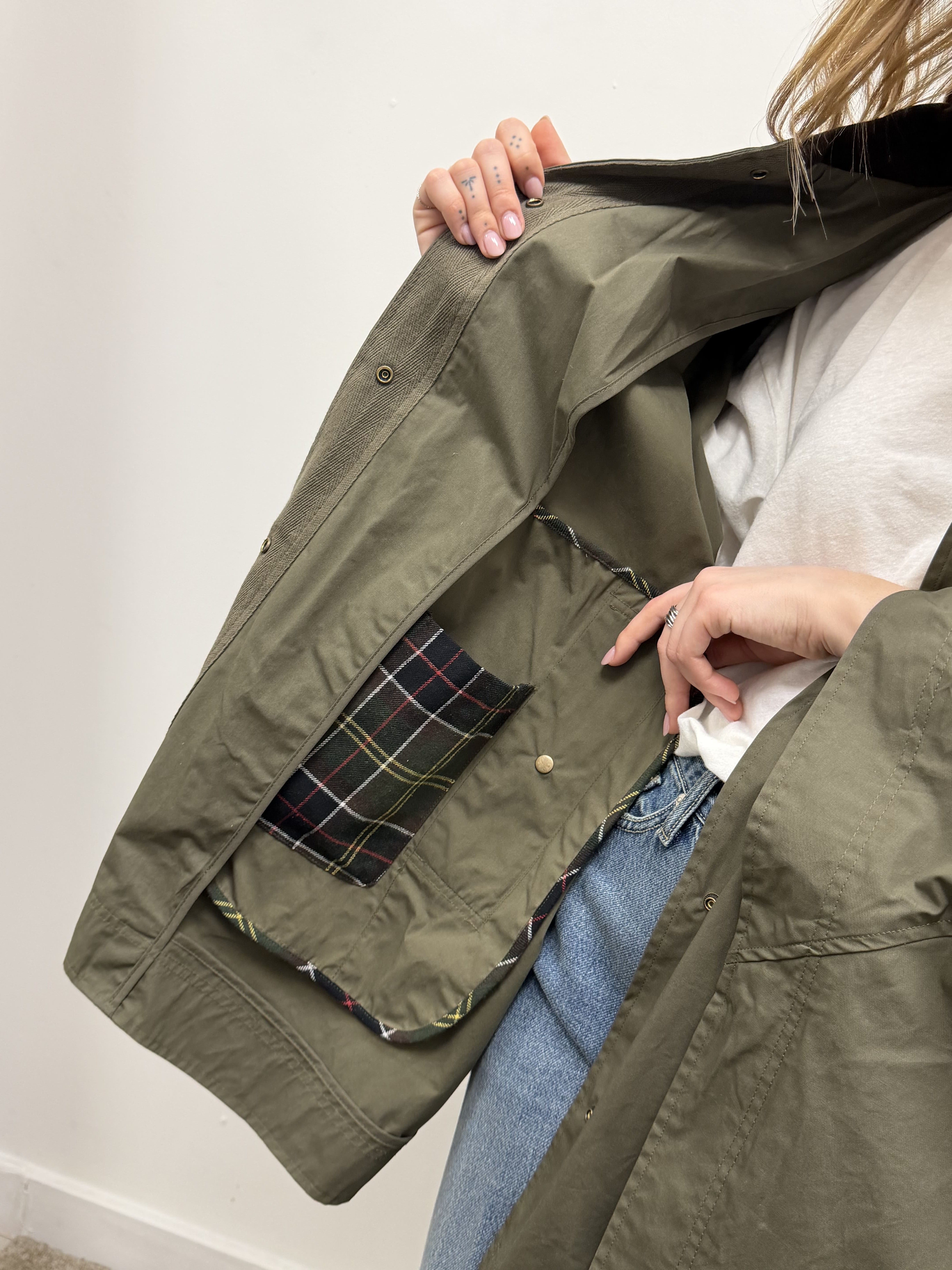 Cappa cerata con cappuccio VICOLO