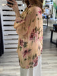 Camicia stampa floreale rosa con fiocco Dixie