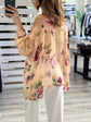 Camicia stampa floreale rosa con fiocco Dixie