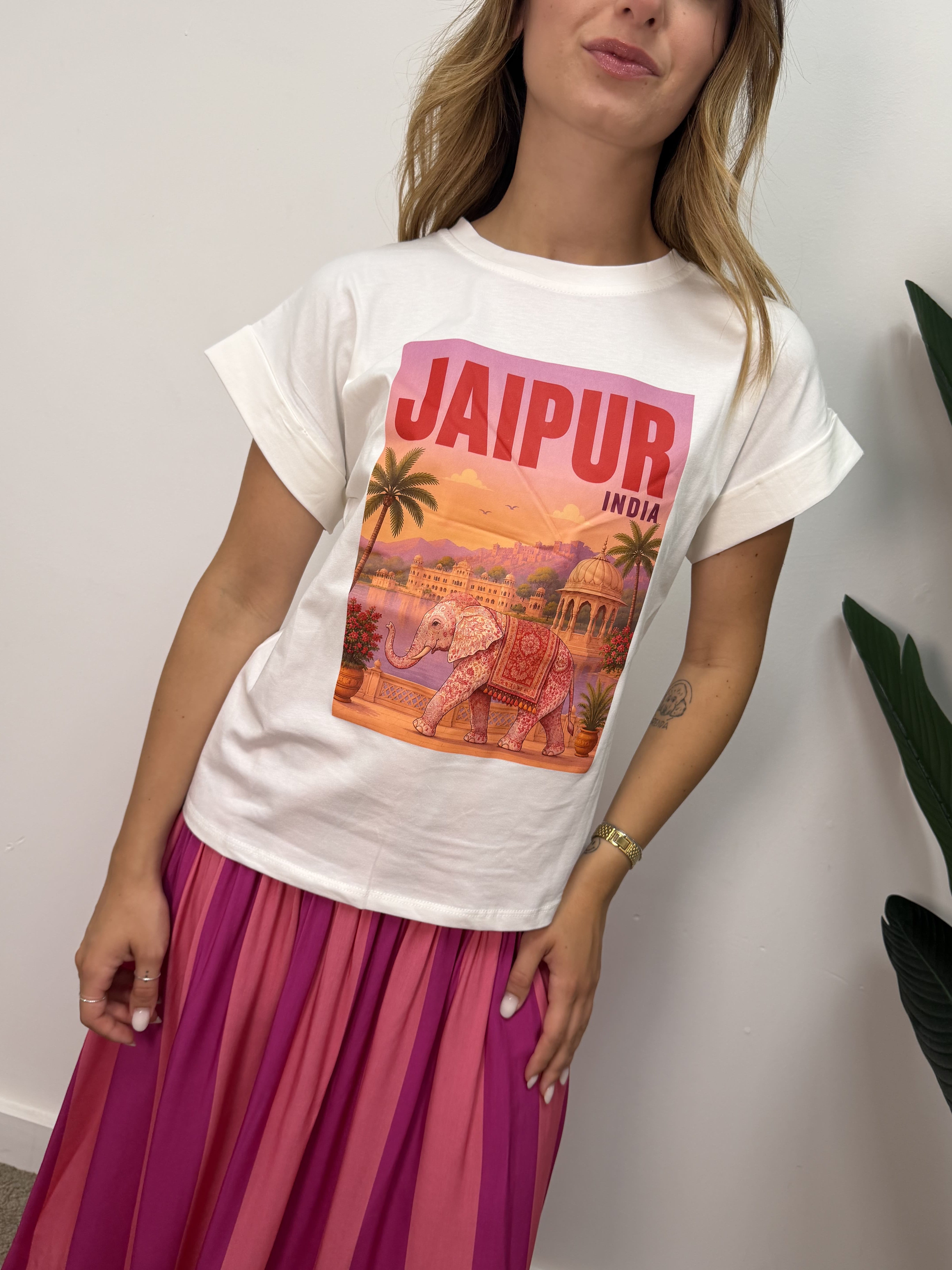 T-shirt over stampa Japuir Susy Mix