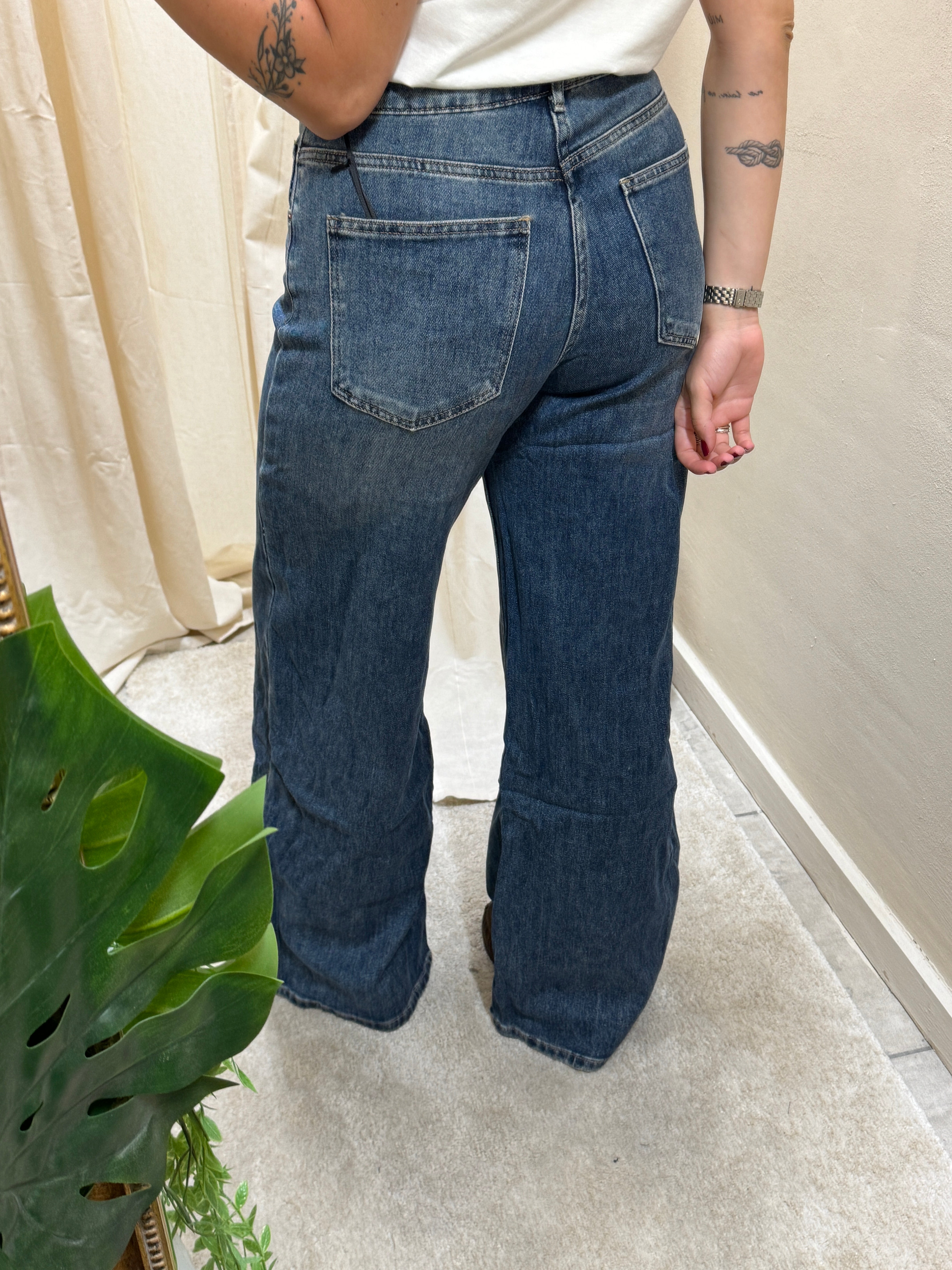 Jeans wide vita alta MyD