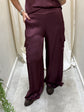 Pantalone cargo in raso MyD