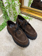 Mocassino con lacci fondo track Divine Follie
