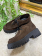 Mocassino con lacci fondo track Divine Follie