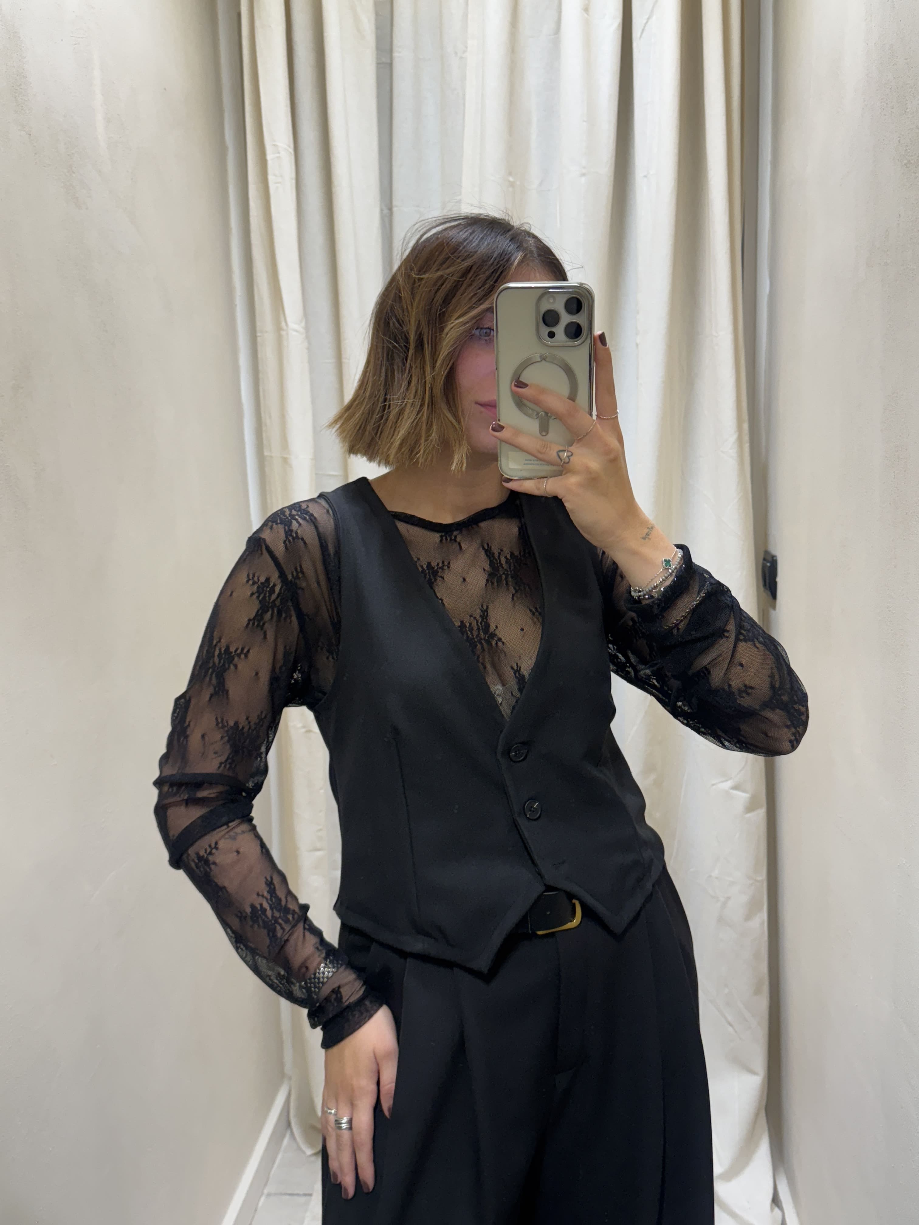 Gilet panciotto mano lana MyD