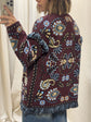 Cardigan stampa paislay misto lana Tensione In