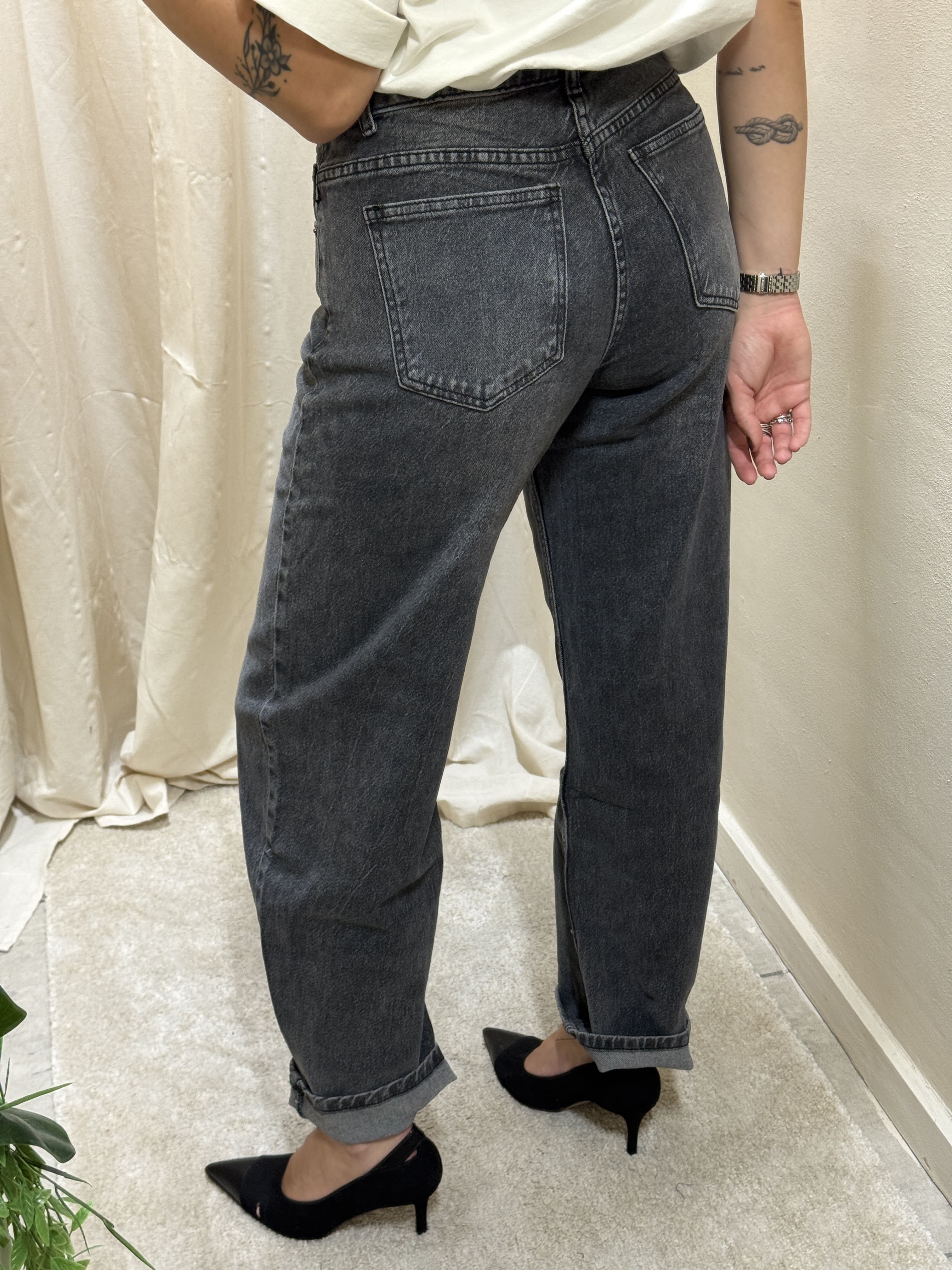 Jeans balloon stone grey MyD