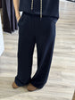 Completo blusa con cappuccio e pantalone fluido Susy Mix