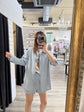 Coordinato camicia over e pantaloncino strass Susy Mix