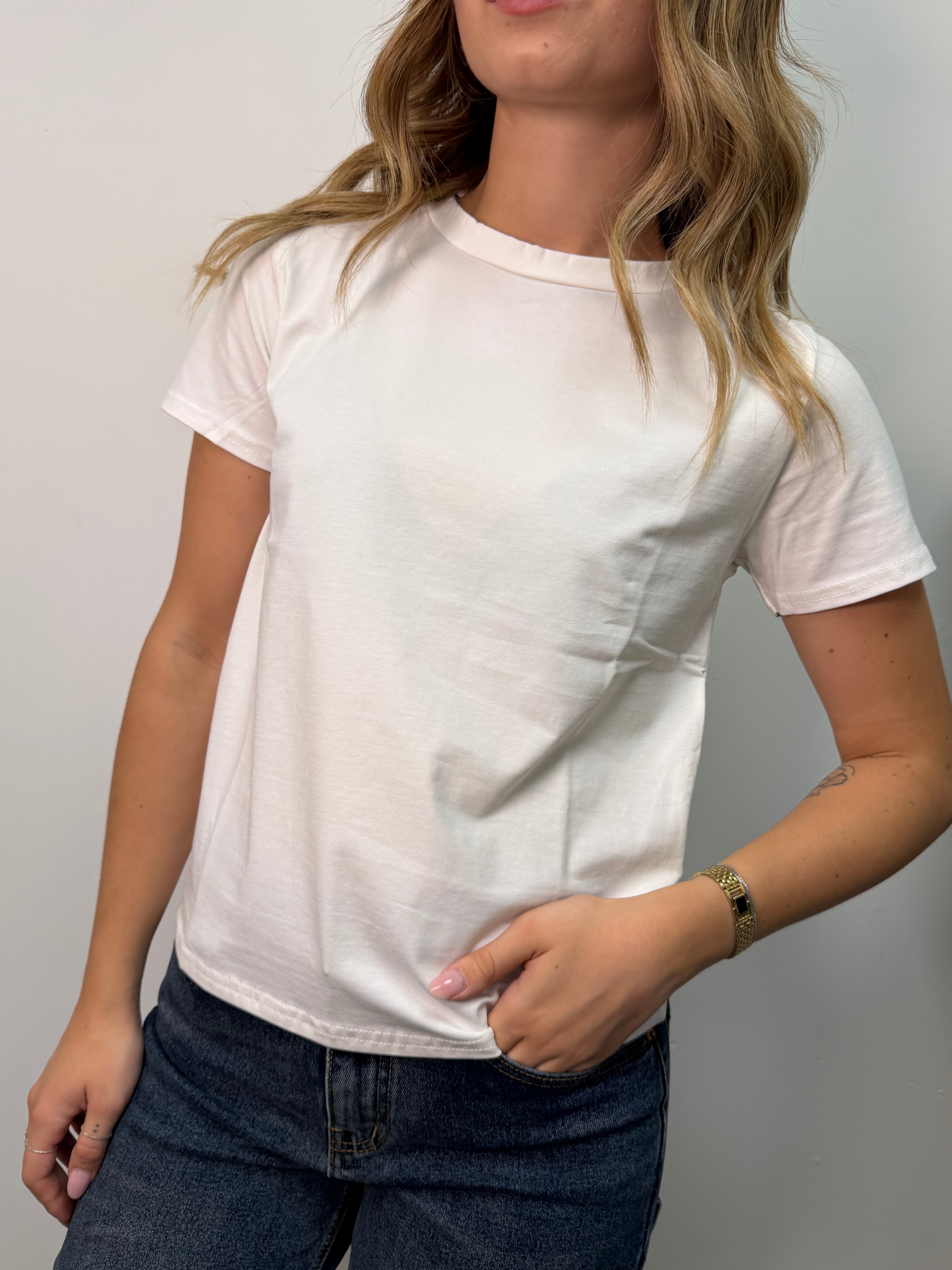 T-shirt girocollo basic MyD