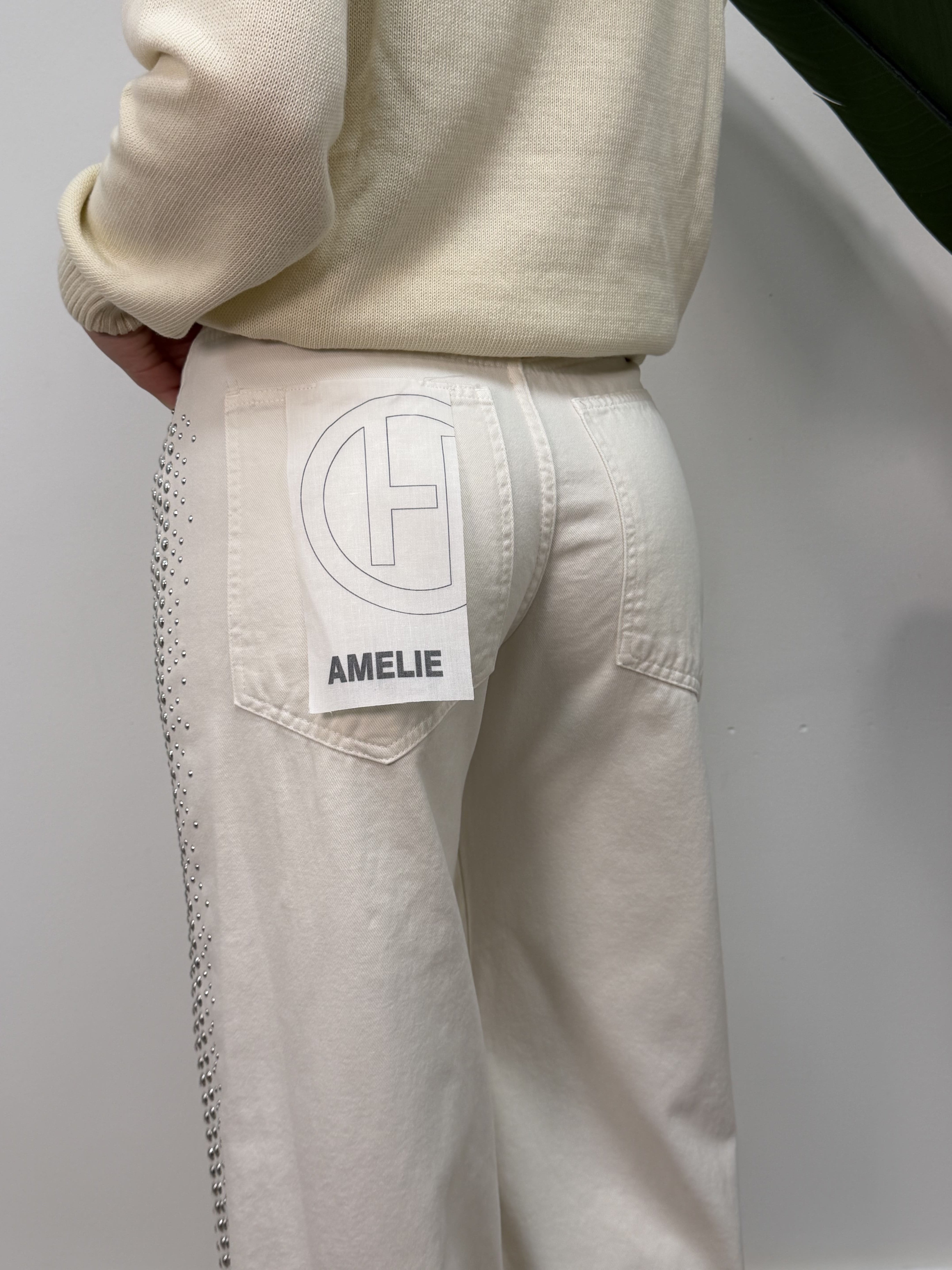 Jeans mod. Amelie borchie laterali HaveOne