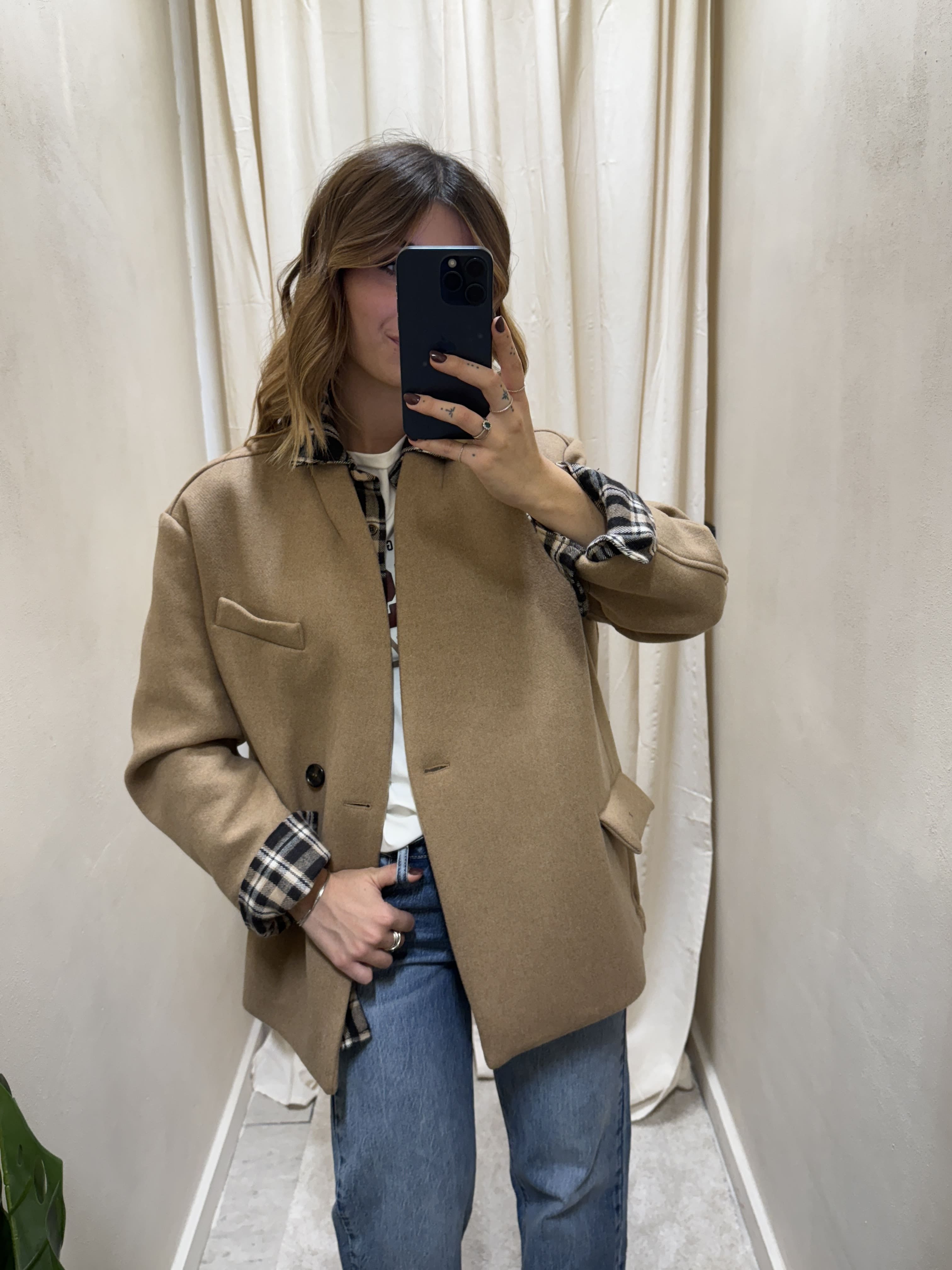 Giacca bomber in panno Dixie