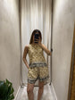 Short coulisse stampa fantasia verde HaveOne