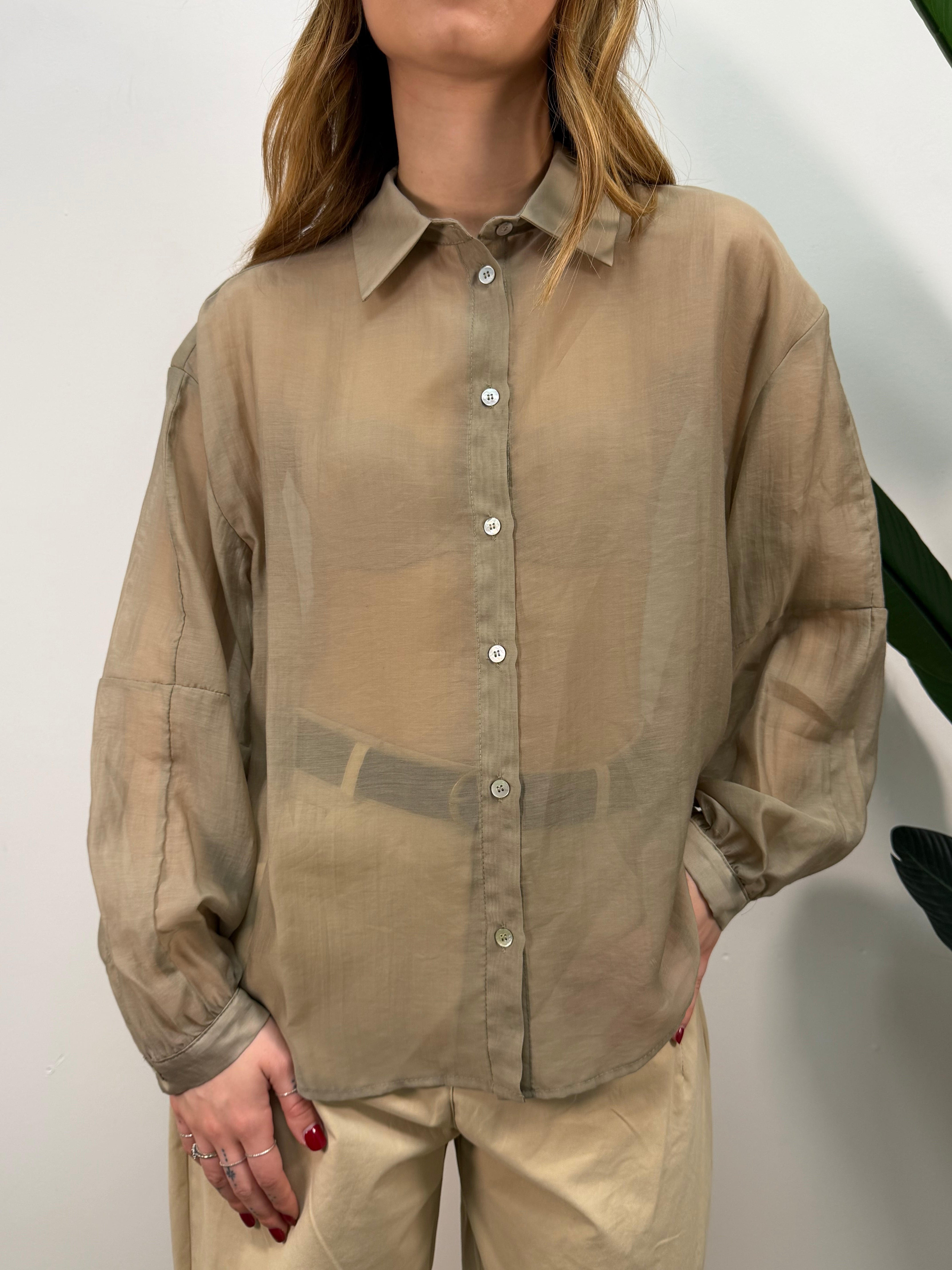 Camicia morbida in lyocell Please